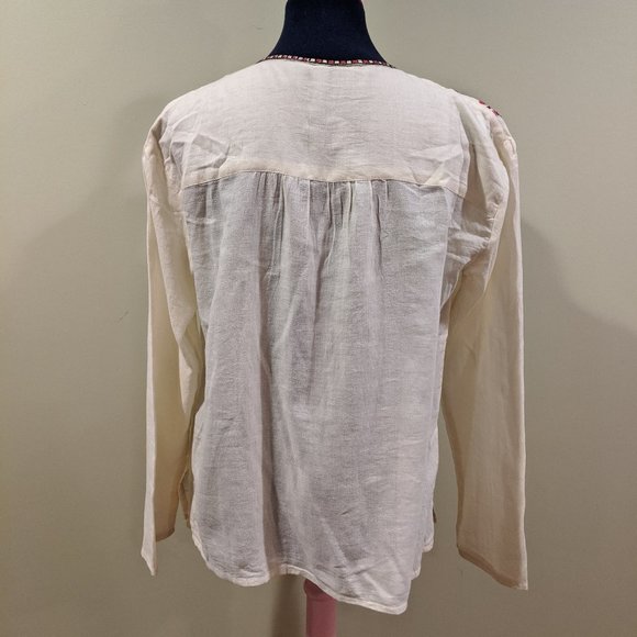 Embroidered Tunic with Tassels - Picture 3 of 5